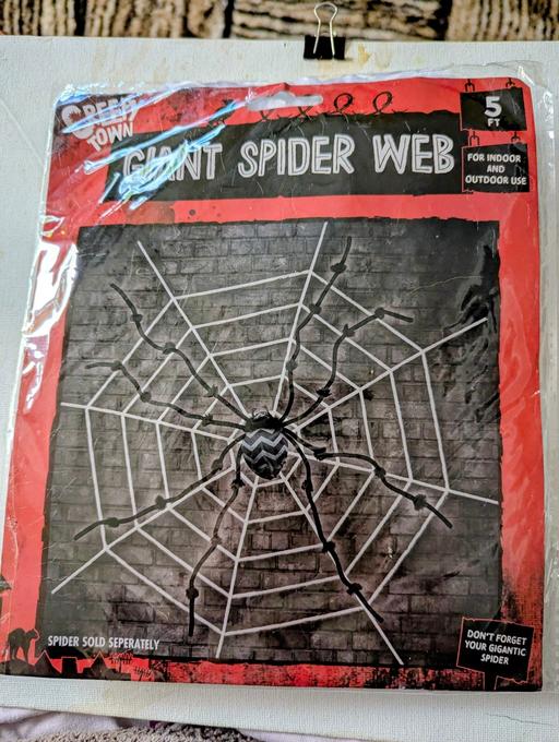 Buy & Sell Georgetown Blaenau Gwent - Photos for 🎃 Halloween 5ft giant white spiders web.(No