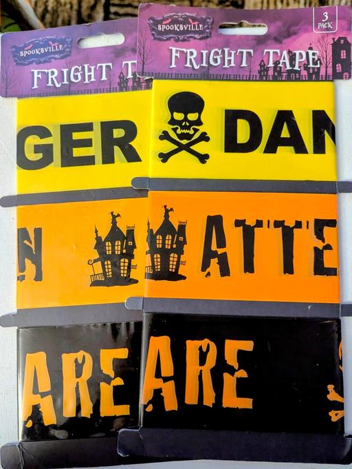 Buy & Sell Georgetown Blaenau Gwent - Photos for 🎃 Halloween 2pks x 6 fright tapes. New