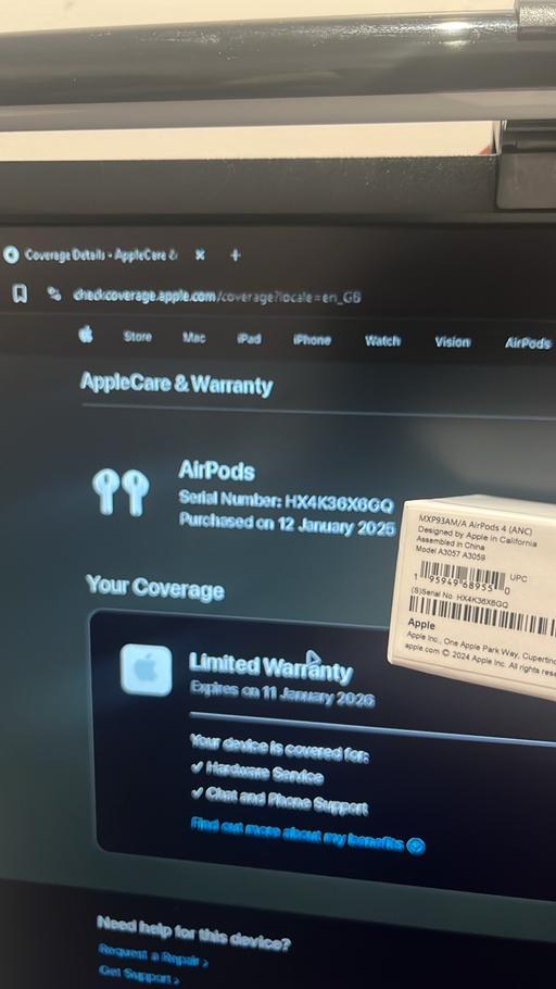 Buy & Sell Rainham Havering - Photos for Apple AirPods 4 – Sealed, With Receipt