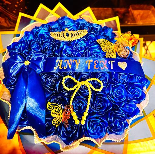 Buy & Sell Newton-Le-Willows Saint Helens - Photos for 60 eternal blue silk flower bouquets crown