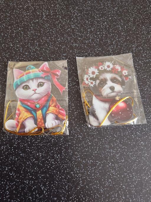 Buy & Sell Woodthorpe Charnwood - Photos for Set of 2 acrylic Christmas tree decorations