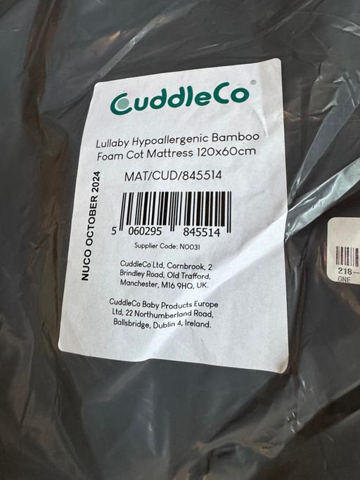 Buy & Sell Droylsden Tameside - Photos for Cuddleco cot mattress