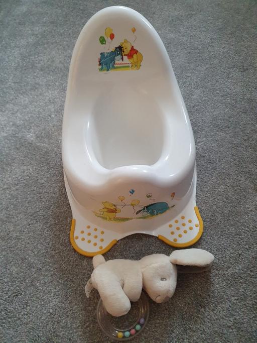 Buy & Sell Greenford Ealing - Photos for Winnie The Pooh potty & baby bunny rattle