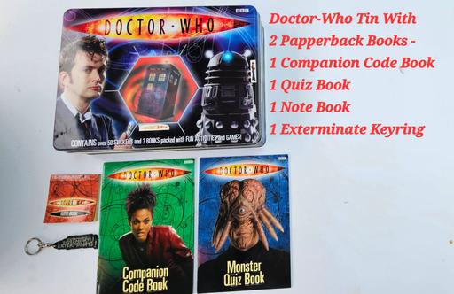 Buy & Sell Heath Hayes Cannock Chase - Photos for Doctor-Who Tin Box with 2 Paperback Books 1 N