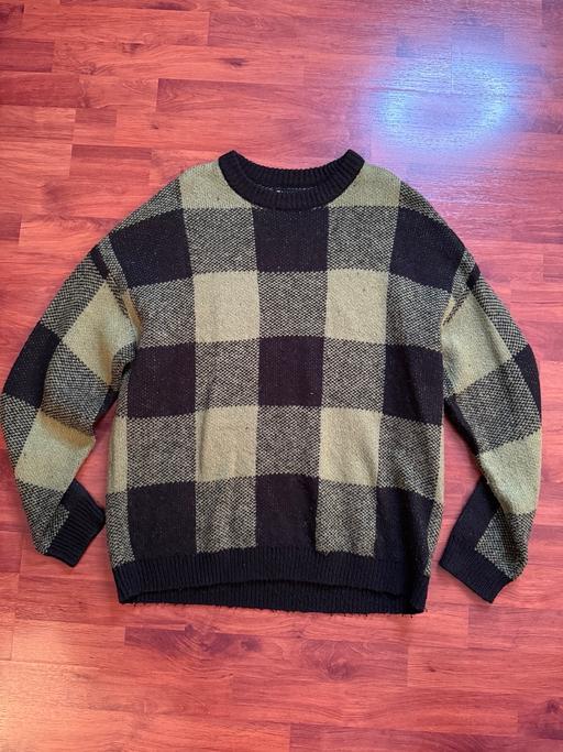 Buy & Sell Quine`s Hill Douglas - Photos for Checkered Crew Neck Knitted Jumper