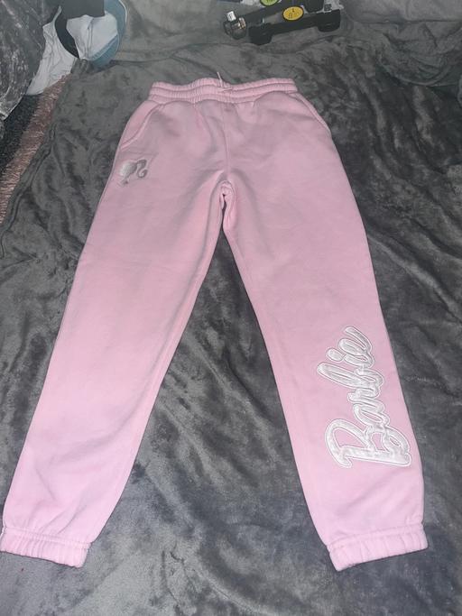 Buy & Sell Sundridge South East London - Photos for GIRLS Pink Barbie joggers 7-8yrs