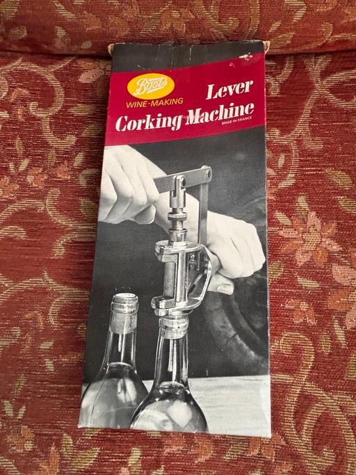 Buy & Sell Kidbrooke South East London - Photos for Boots Wine making corking machine