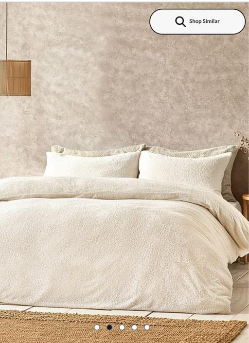 Buy & Sell West Bowling Bradford - Photos for KING SIZE BOUCLE TEXTURED DUVET BEDDING
