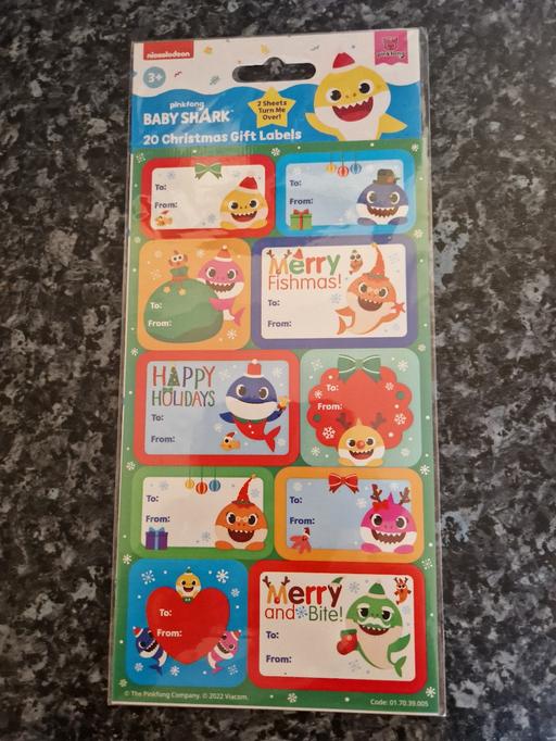 Buy & Sell Aylestone Leicester - Photos for brand new baby shark gift labels