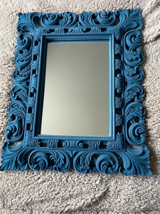 Buy & Sell Hurst Green Dudley - Photos for Blue velvet framed mirror