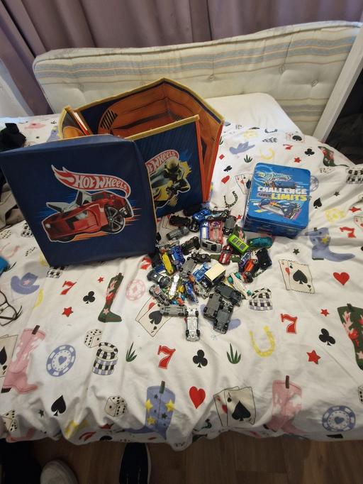 Buy & Sell Great Barr Birmingham - Photos for hit wheels bundle 40× cars, carry tin, storag