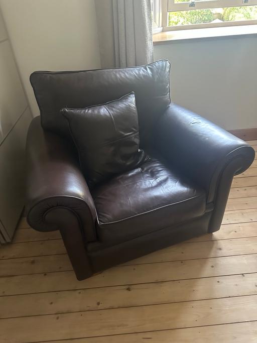 Buy & Sell Streetly Walsall - Photos for Brown Leather Armchair