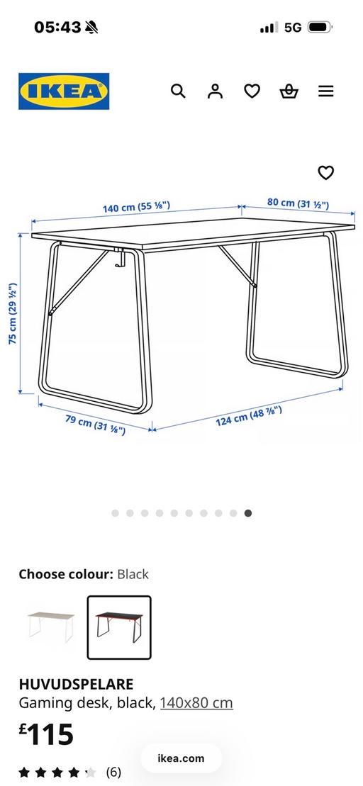 Buy & Sell Pendeford Wolverhampton - Photos for IKEA gaming desk