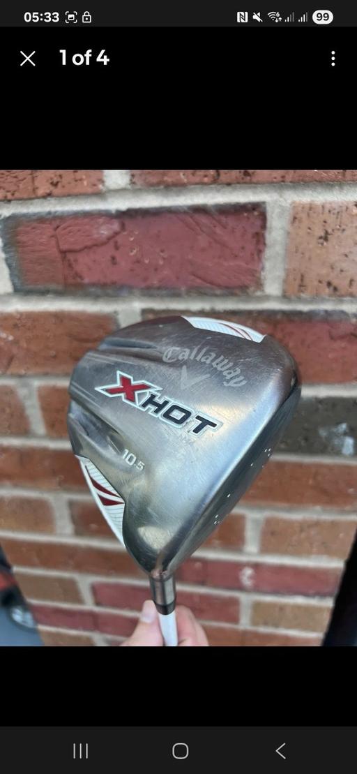 Buy & Sell New Malden Kingston upon Thames - Photos for Callaway X Hot 10.5° Driver - Stiff