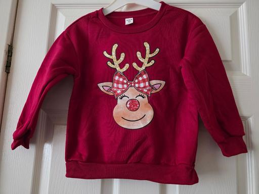 Buy & Sell Blackpool Town Centre Blackpool - Photos for Reindeer sweatshirt age 6 yrs NEW
