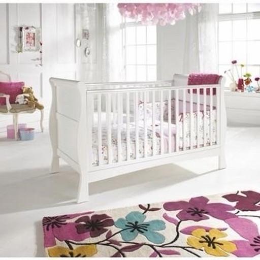 Buy & Sell Denholme Bradford - Photos for Izziwotnot Bailey Sleigh Cot Bed In White