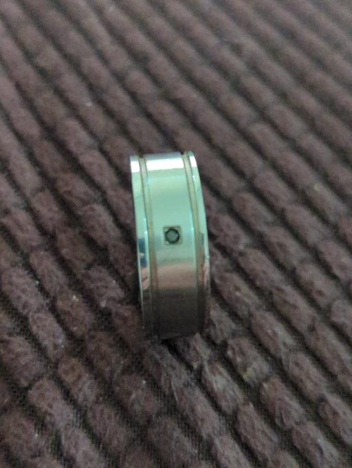 Buy & Sell Blue Bell Hill Tonbridge and Malling - Photos for Men's stainless steel band with Black diamond