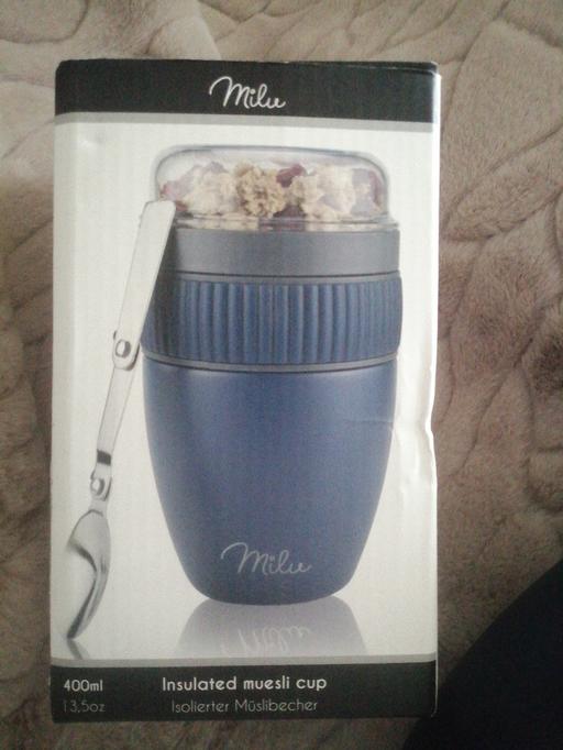 Buy & Sell Heath Town Wolverhampton - Photos for New Milu blue 400ml insulated cup
