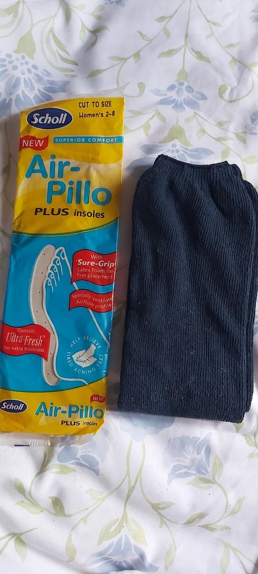Buy & Sell Asfordby Hill Melton - Photos for Scholl 2-8 insoles & flight ✈ travel socks