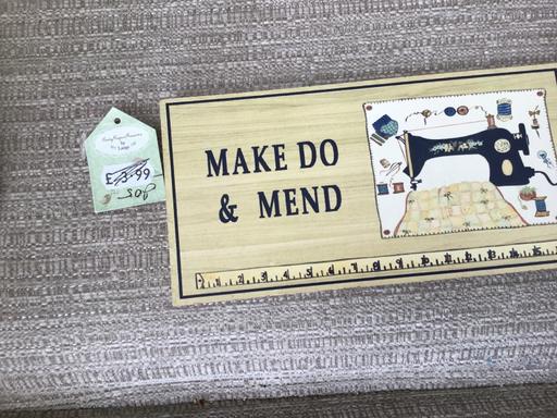 Buy & Sell Essington Wolverhampton - Photos for Make do and mend sign BN