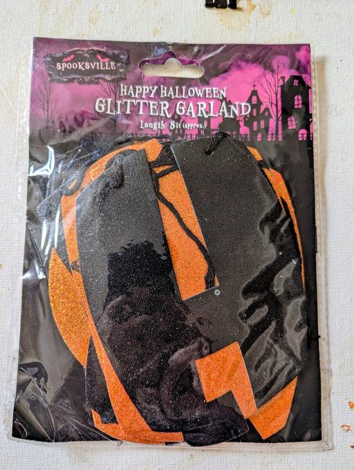 Buy & Sell Georgetown Blaenau Gwent - Photos for 🎃 Halloween happy Halloween glitter garland