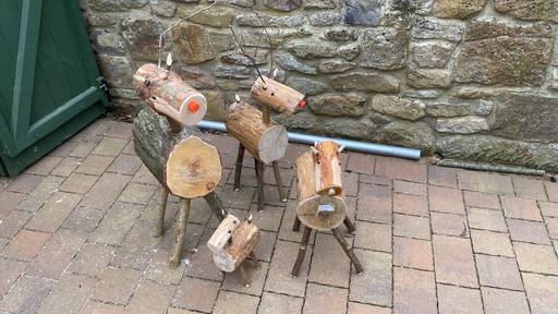 Buy & Sell Bridgehill County Durham - Photos for log Christmas deer