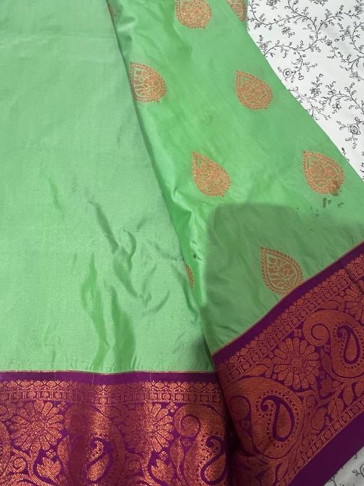 Buy & Sell Hayes Hillingdon - Photos for Green and purple silk saree