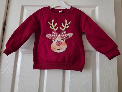 Buy & Sell Blackpool Town Centre Blackpool - Photos for Reindeer sweatshirt age 5 yrs NEW