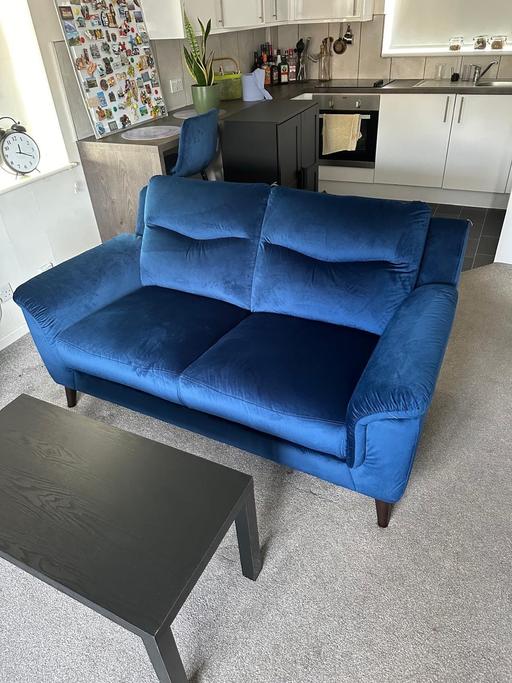 Buy & Sell Cheam Sutton - Photos for DFS 2 Seater Velvet Sofa used only for 1 yr