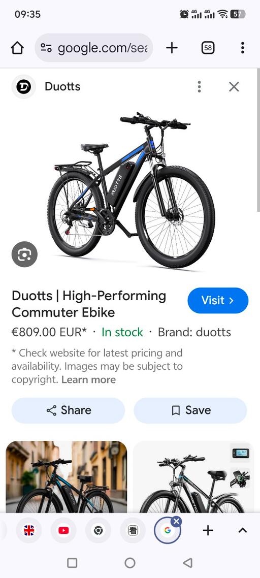 Buy & Sell Clayton Manchester - Photos for duotts c29 electric bike 