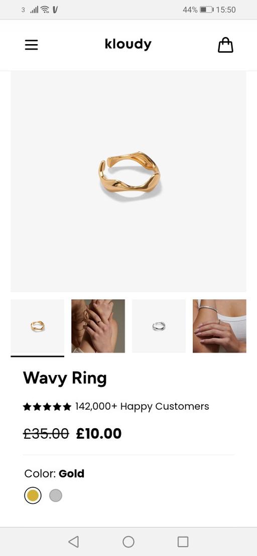 Buy & Sell Moseley Village Wolverhampton - Photos for New wave ring by Kloudy