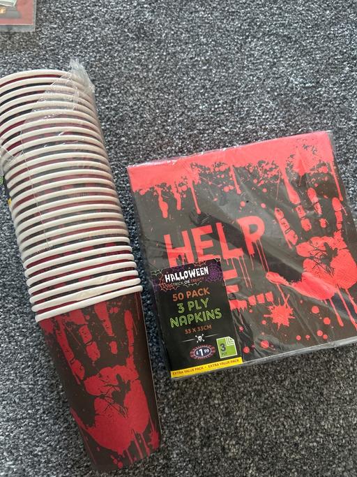 Buy & Sell Dovecot Knowsley - Photos for Halloween paper cups and napkins New
