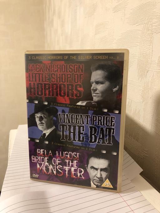 Buy & Sell Farington Moss South Ribble - Photos for 3 Classic Horrors of the Silver Screen - DVD