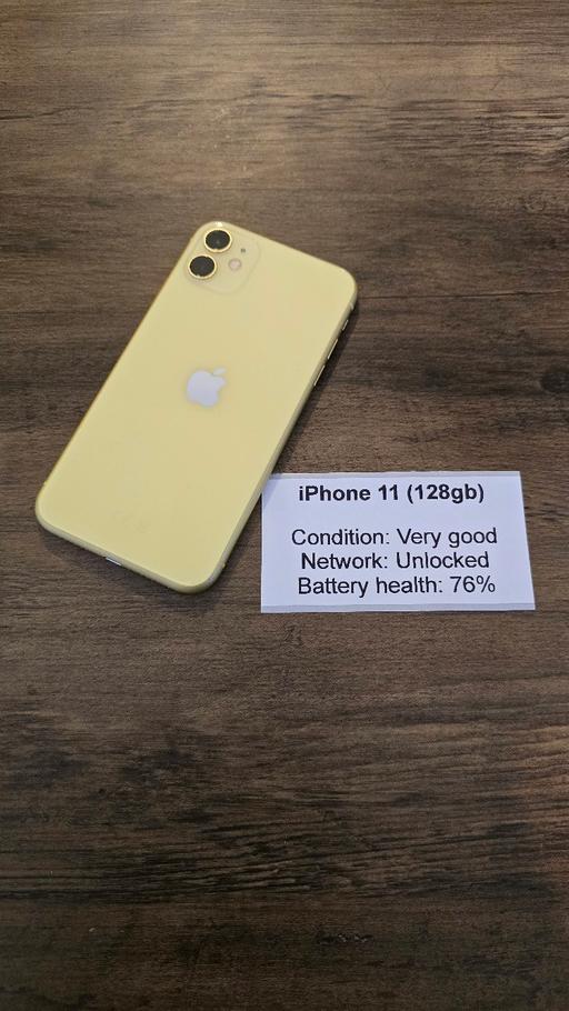 Buy & Sell Anstey Charnwood - Photos for Apple iPhone 11 (128gb, yellow)