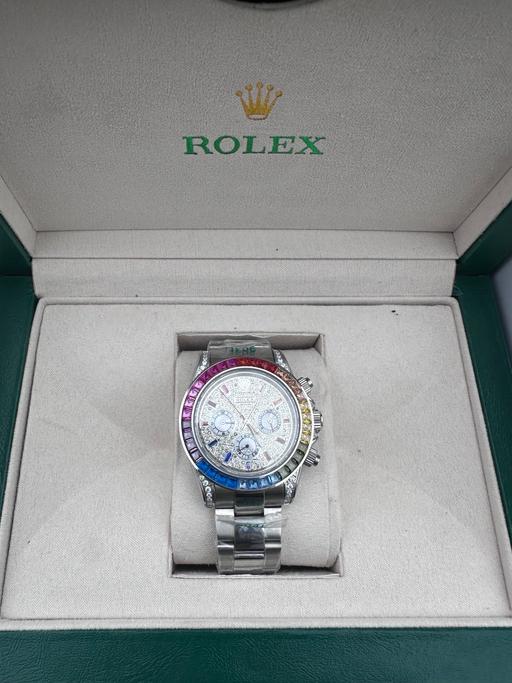 Buy & Sell Mansfield Woodhouse Mansfield - Photos for Fully Iced Rainbow Automatic Watch