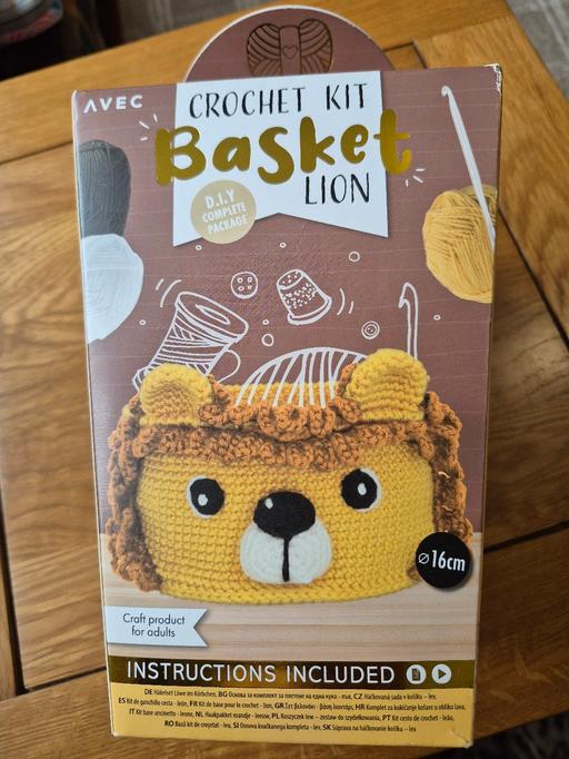 Classes Hasbury Dudley - Photos for Crochet Kit. Basket Lion New