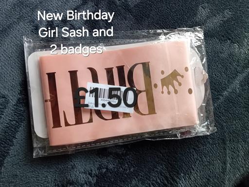 Buy & Sell Staincliffe Kirklees - Photos for Brand New birthday girl sash and badges