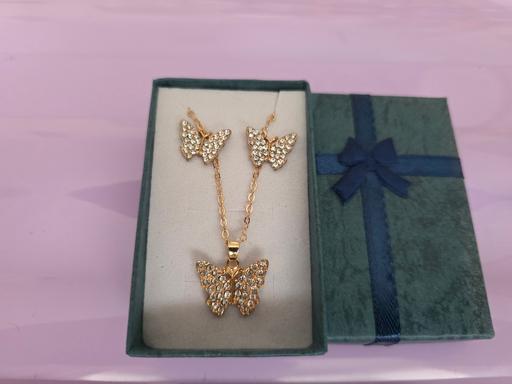 Buy & Sell Blackpool Town Centre Blackpool - Photos for Butterfly necklace & earrings NEW