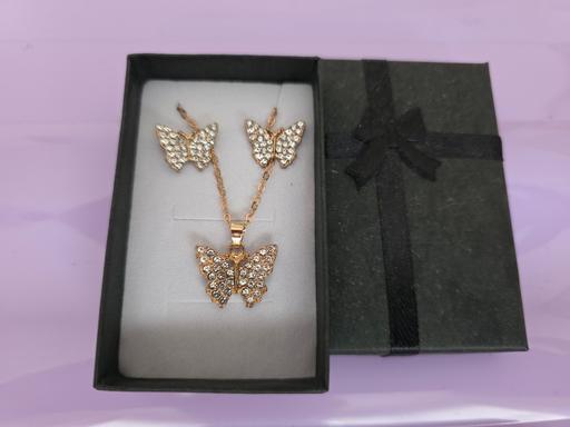 Buy & Sell Blackpool Town Centre Blackpool - Photos for Butterfly necklace & earrings NEW