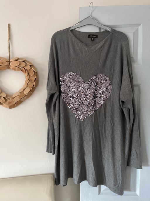 Buy & Sell Wickersley Rotherham - Photos for New look size 16 grey sparkle jumper