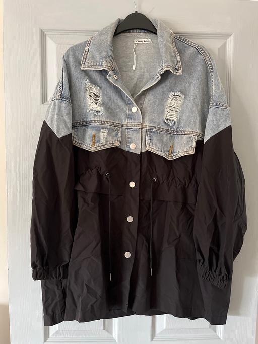 Buy & Sell Conisbrough Doncaster - Photos for Unusual size 14 denim and black jacket