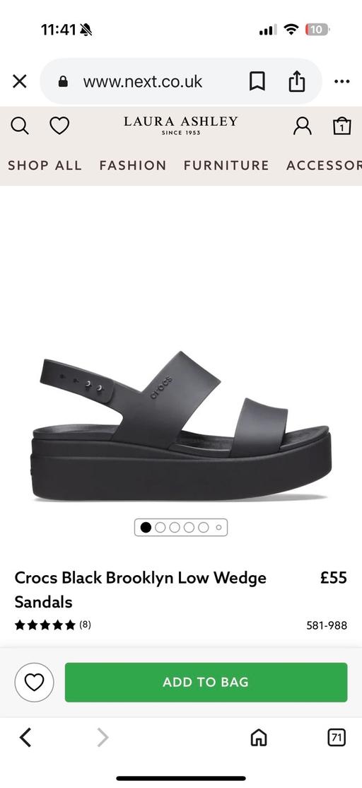 Buy & Sell Syston Charnwood - Photos for Brooklyn crocs size 6