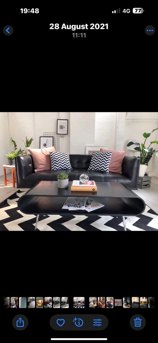 Buy & Sell Norbury South West London - Photos for Black Leather Sofa (MADE.com)