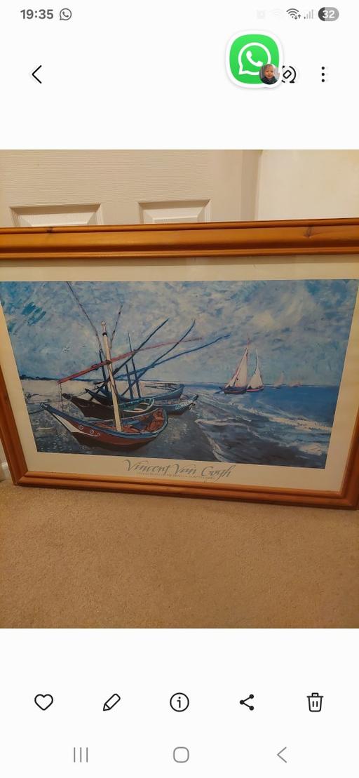 Buy & Sell Wedges Mills South Staffordshire - Photos for LARGE PICTURE VAN GOGH..EXCELLENT CONDITION