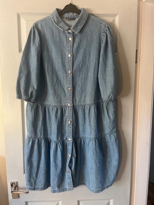 Buy & Sell Conisbrough Doncaster - Photos for Denim button front tunic/dress size 18