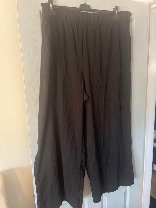 Buy & Sell Conisbrough Doncaster - Photos for Ladies size 26 wide leg black trousers