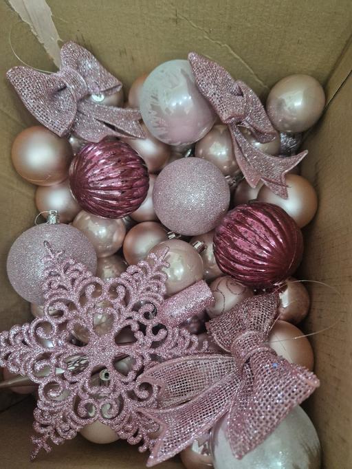 Buy & Sell Hall Green Birmingham - Photos for pink/lilac Christmas tree baubles decorations