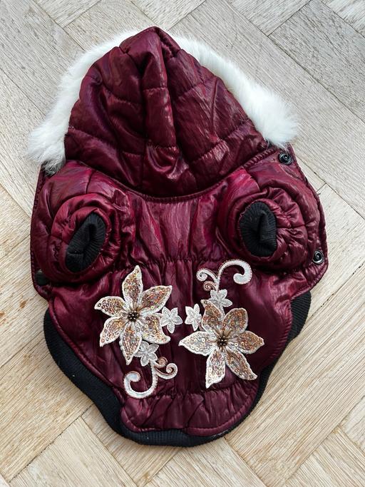 Buy & Sell Letchworth Garden City North Hertfordshire - Photos for Mini dog puffer jacket with real fur trim