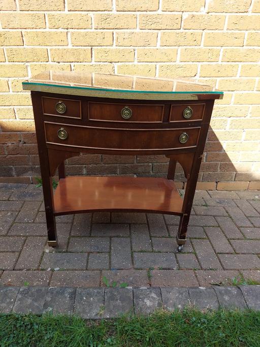 Buy & Sell Kings Norton Birmingham - Photos for Vintage Hekman satinwood inlaid console table
