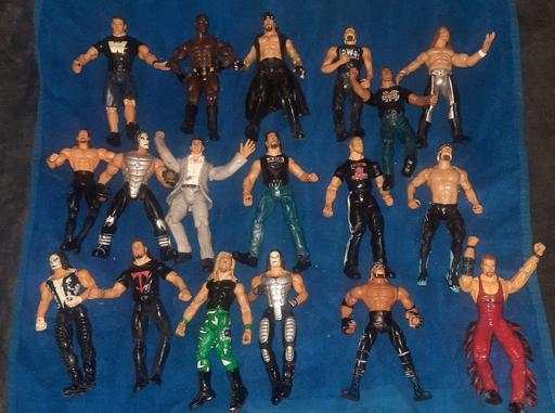 Buy & Sell Rubery Birmingham - Photos for wrestling figures wwe wcw 62 total
